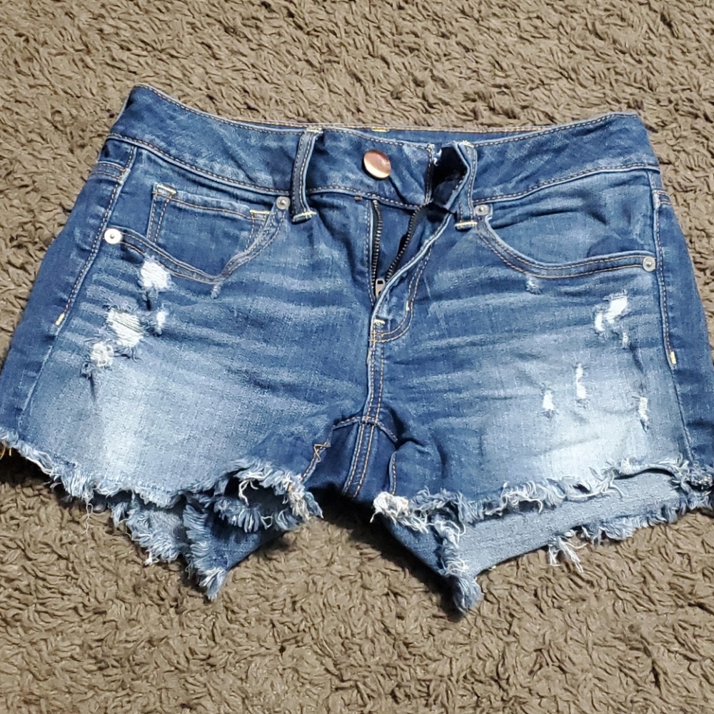 Womens denim shorts